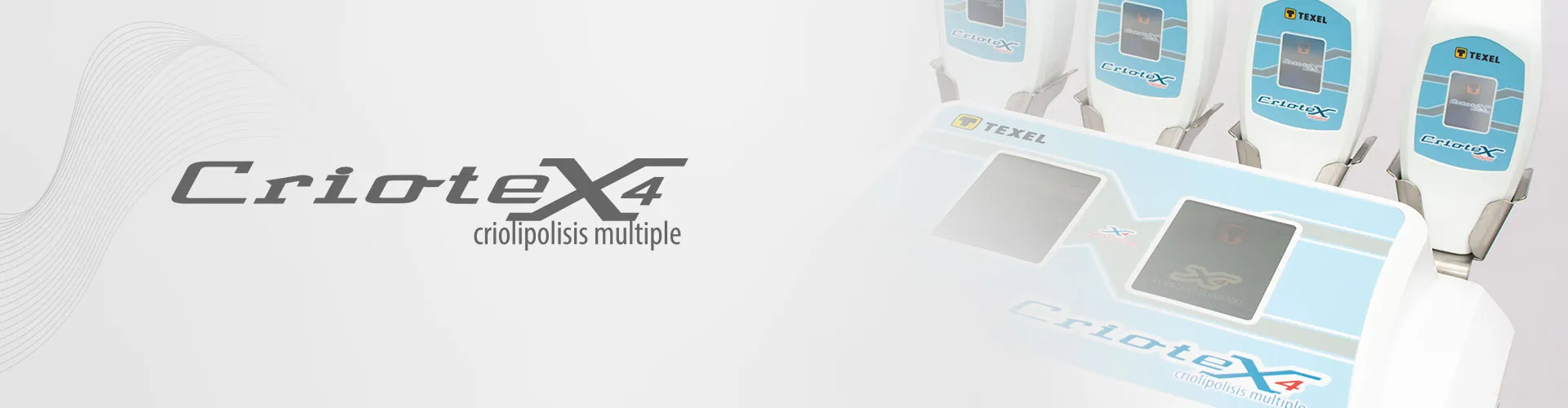 CrioteX4 — Crioliposis Múltiple · 4 cabezales